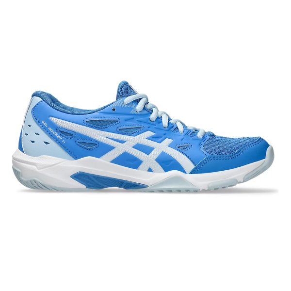 Asics Gel-Rocket 11 Women Blue Coast White Squash Shoe // Squash