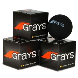 Squash Balls - Grays Single Yellow Dot Squash Balls