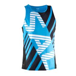 Clothing - Salming Team Race Singlet Cyan/Black