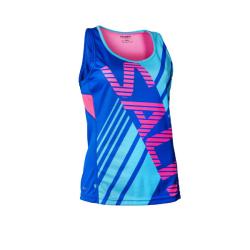Clothing - Salming Race Singlet Blue Pink Women
