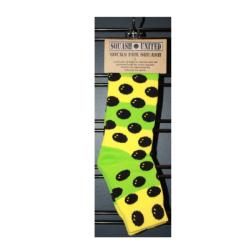 Clothing - Socks for Squash Quarter Length Green Gold