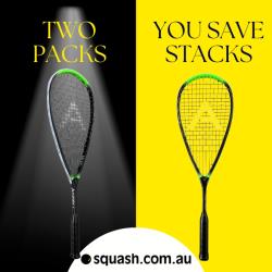 Squash Racquets, Two Packs You Save STACKS! - Angell K7 Lime 125XL 2025 Two Pack