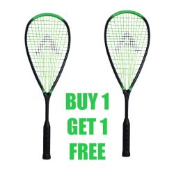 Squash Racquets - Angell Lime 125XL Racquet BUY 1 GET 1 FREE Squash Racquets - Angell Lime 125XL Racquet BUY 1 GET 1 FREE