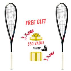 Squash Racquets, Two Packs You Save STACKS! - Angell RC 120 Two Pack Squash Racquet and free gift!