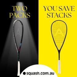 Squash Racquets, Two Packs You Save STACKS! - Angell RC 120 Two Pack Squash Racquet