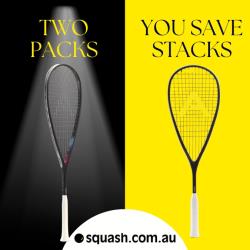 Squash Racquets, Two Packs You Save STACKS! - Angell RC 130 Two Pack Squash Racquet