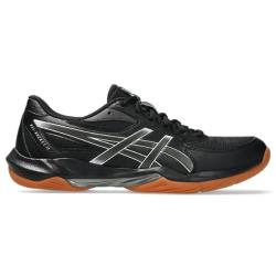 Squash Shoes - Asics Gel Rocket 12 Men Black Gunmetal Grey Court Shoe