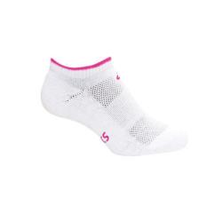 Clothing - Asics Pace Low Sock White Pink