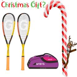 Squash Racquets - Christmas Deal Grays Illusion 110 Squash Racquet Yellow Orange 2 Pack & free bag purple Squash Racquets - Christmas Deal Grays Illusion 110 Squash Racquet Yellow Orange 2 Pack & free bag purple