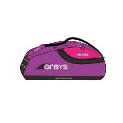Squash Bags - Grays Ninja 9 Racquet Pro Carrier Bag Purple Pink Squash Bags - Grays Ninja 9 Racquet Pro Carrier Bag Purple Pink