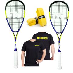 Squash Racquets, Two Packs You Save STACKS! - Inform Bundle Reload 120 Purple Lime Racquet