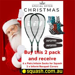 12 Days of Christmas, Squash Racquets, Two Packs You Save STACKS! - Inform Reload 110 LT Squash Racquet Bundle