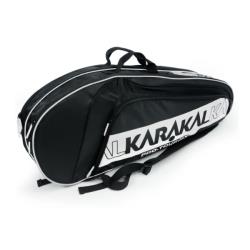 Squash Bags - Karakal Pro Tour Match 2.2 Racquet Bag Black White