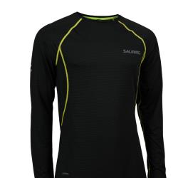 Clothing - Salming Balance Long Sleeve Tee Men BlackYellow