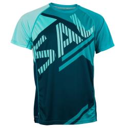Clothing - Salming Bold Print Tee Men Deep Teal/Lapis