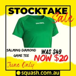Clothing, Stocktake Sale - Salming Diamond Game Tee Women Green