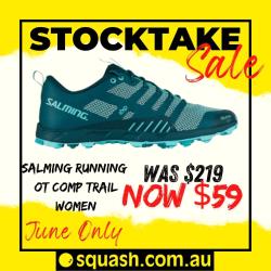 Salming Running, Stocktake Sale - Salming OT Comp Women Teal Blue Trail Running Shoe