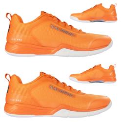 Squash Shoes, Two Packs You Save STACKS! - Salming Viper Pro Nectarine Silver Court Shoe Two Pack438