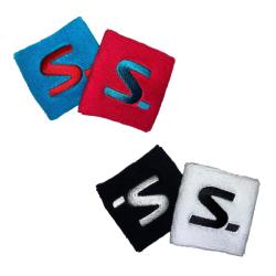 Squash Accessories - Salming Wristband Short Twin Pack - Mixed Two Pack Squash Accessories - Salming Wristband Short Twin Pack - Mixed Two Pack