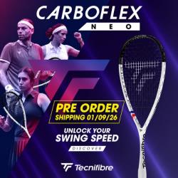 Squash Racquets - PRE SALE Tecnifibre Carboflex Neo 120g