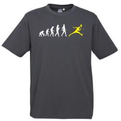 Clothing - Evolution - The Squash Collection Tee Men Charcoal
