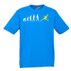Clothing, Stocktake Sale - Evolution - The Squash Collection Tee Men Cyan