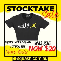 Clothing, Stocktake Sale - Evolution - The Squash Collection Tee Women Black
