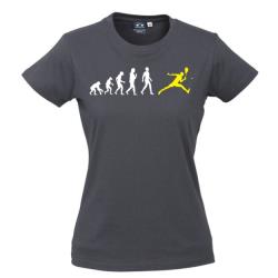 Clothing, Stocktake Sale - Evolution - The Squash Collection Tee Women Charcoal