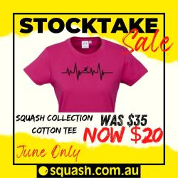 Clothing, Stocktake Sale - Heartbeat - The Squash Collection Tee Women Pink