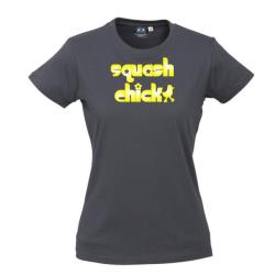 Clothing, Stocktake Sale - Squash Chick - Charcoal Cotton Tee