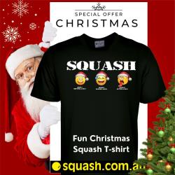 12 Days of Christmas, Clothing - The Squash Collection Christmas Tshirt