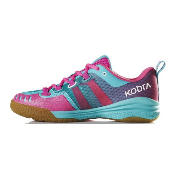 Salming Kobra Turquoise Pink Womens Shoes Clearance