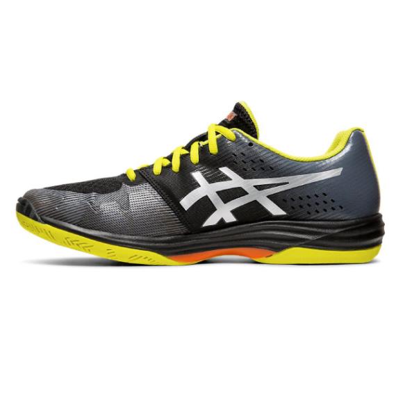 Asics Gel Tactic Men Black Silver 2019 // Squash.com.au