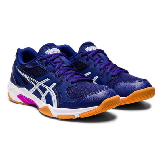 Asics Rocket 10 Women Dive Blue Soft Sky Shoes //