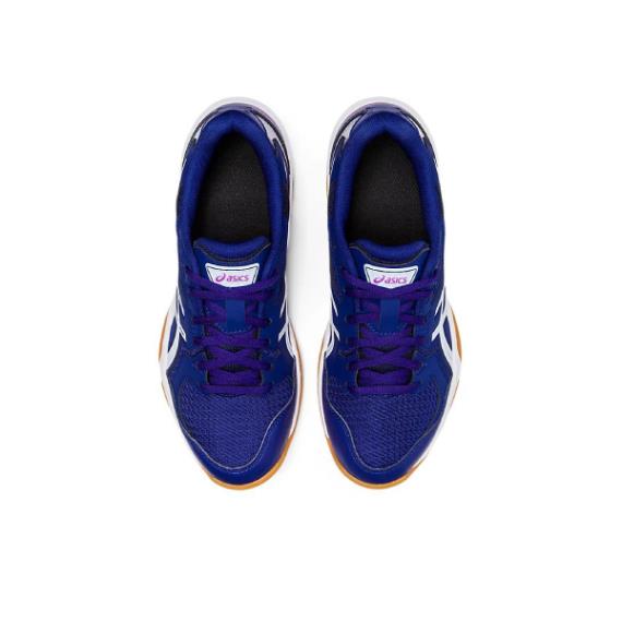 Asics Rocket 10 Women Dive Blue Soft Sky Shoes //