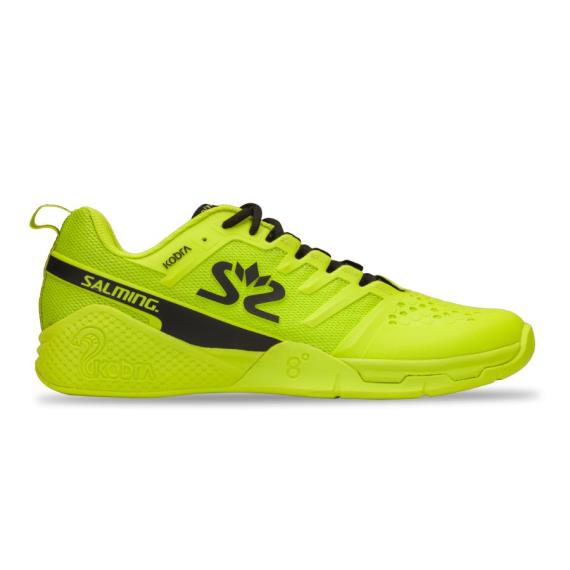 Salming Kobra 3 Men Lime Punch Squash Shoe Launch //